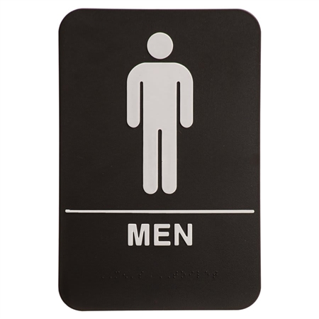 Quick Ship ADA Men's Restroom Sign