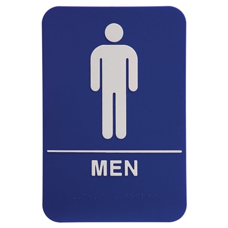 Quick Ship ADA Men's Restroom Sign