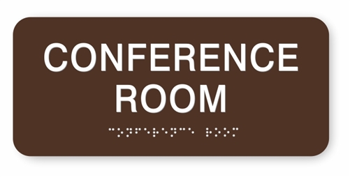 Conference Room Braille Sign
