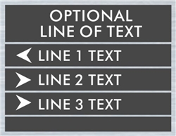 Directional Sign