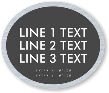 Information/Room ID Sign
