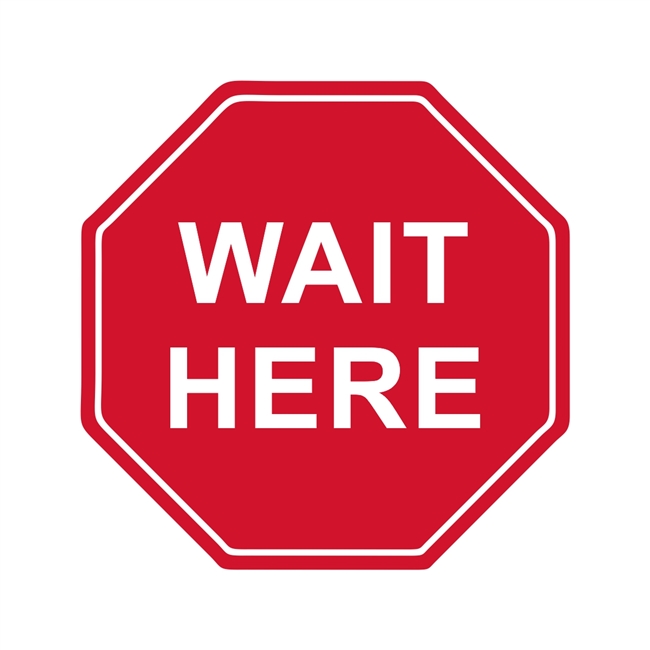 Social Distancing Floor Safety Sign