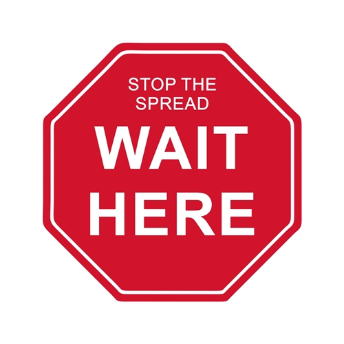 Social Distancing Floor Safety Sign