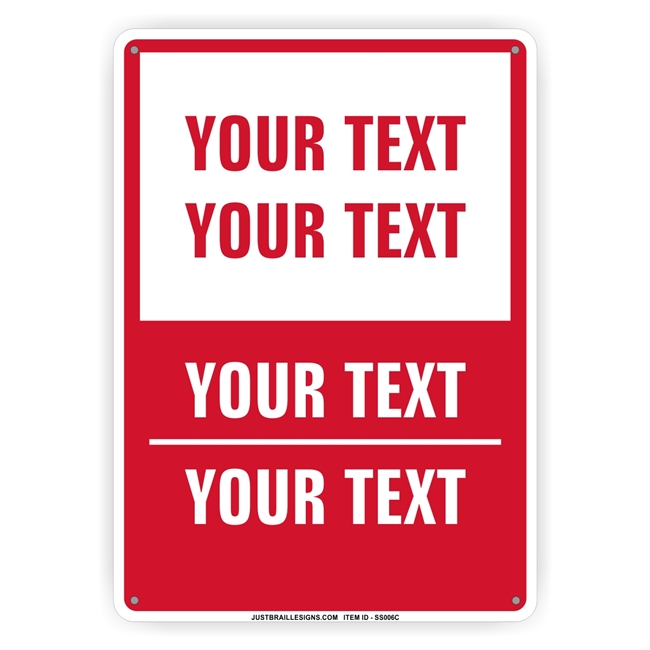 Custom Virus Flu Testing Site Sign