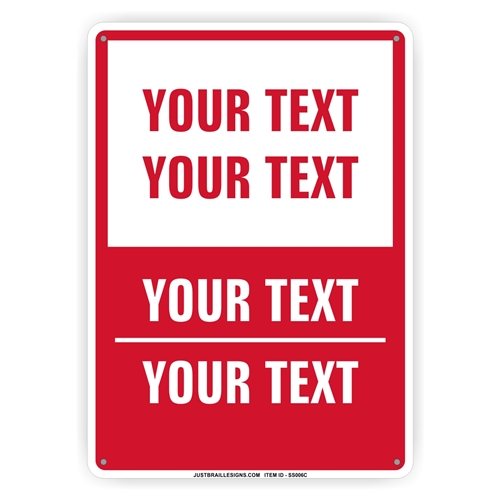 Custom Virus Flu Testing Site Sign