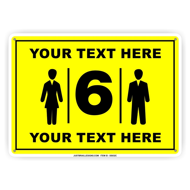 Custom Social Distancing Safety Sign