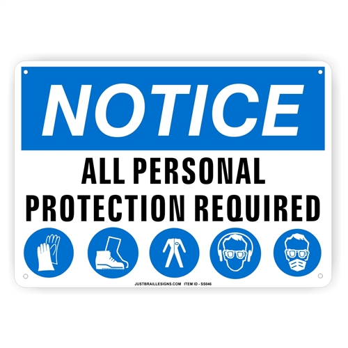 Personal Protective Equipment Sign
