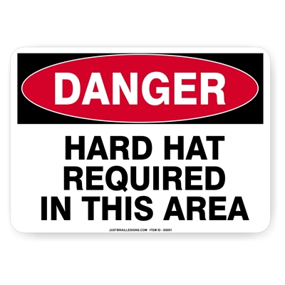 Hard Hat Required Sign