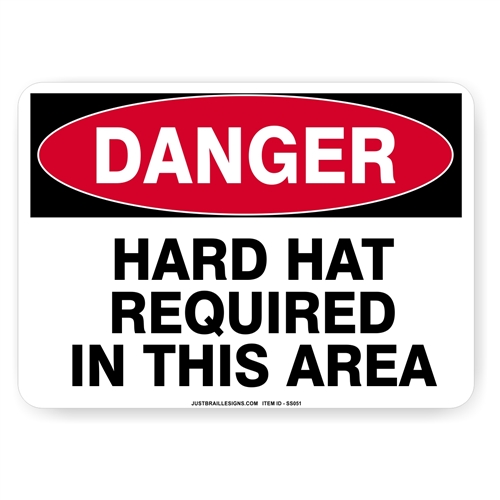 Hard Hat Required Sign