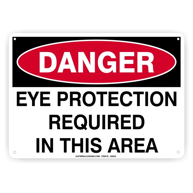 Eye Protection Safety Sign