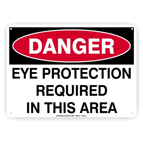 Eye Protection Safety Sign