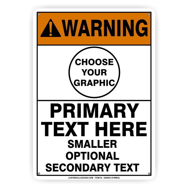Custom Warning Safety Sign
