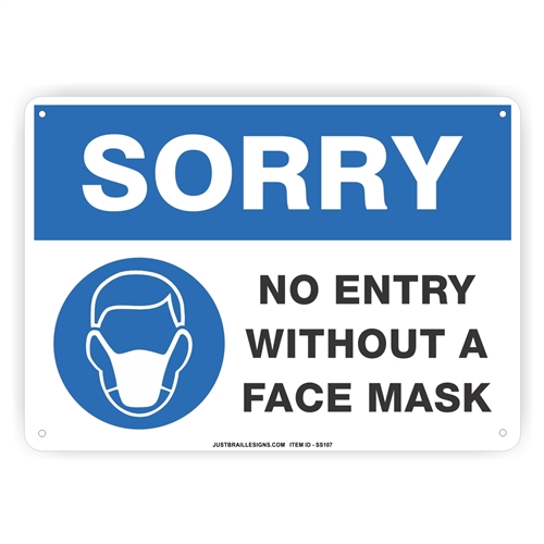 Face Mask Required Safety Sign