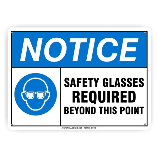Eye Protection Safety Sign