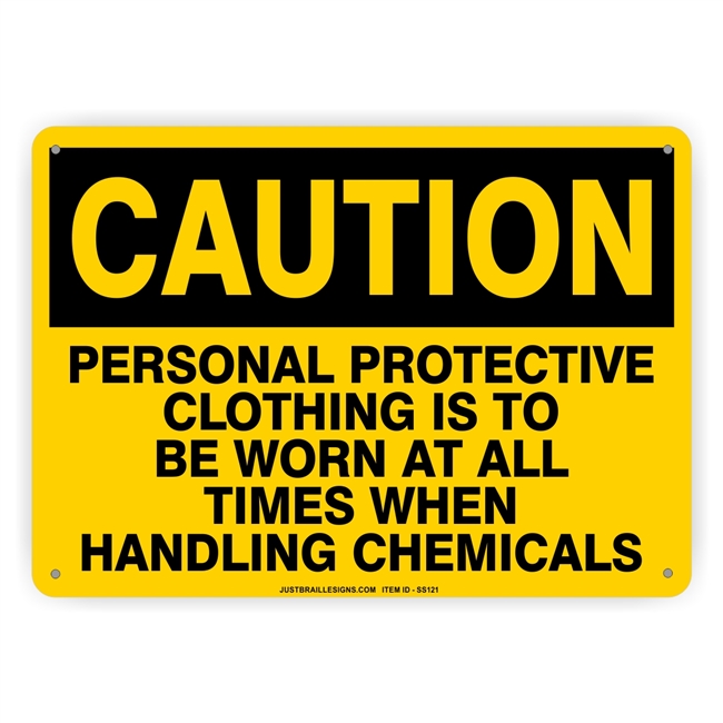 Protective Clothing Required Sign