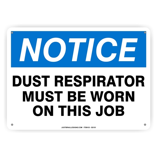 Respirator Required Safety Sign