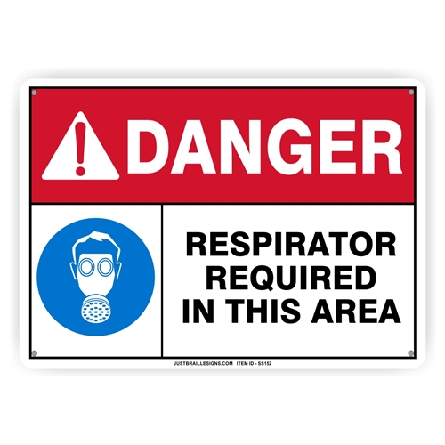 Respirator Required Safety Sign