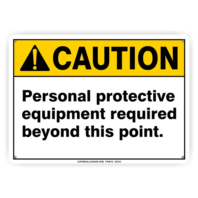 Personal Protective Equipment Sign