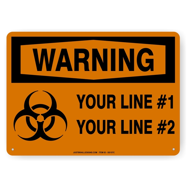 Biohazard Safety Sign
