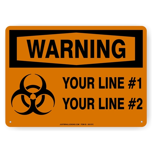 Biohazard Safety Sign