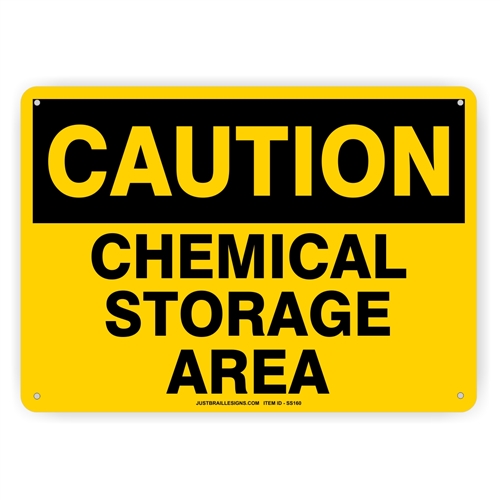 Chemical Storage Safety Sign