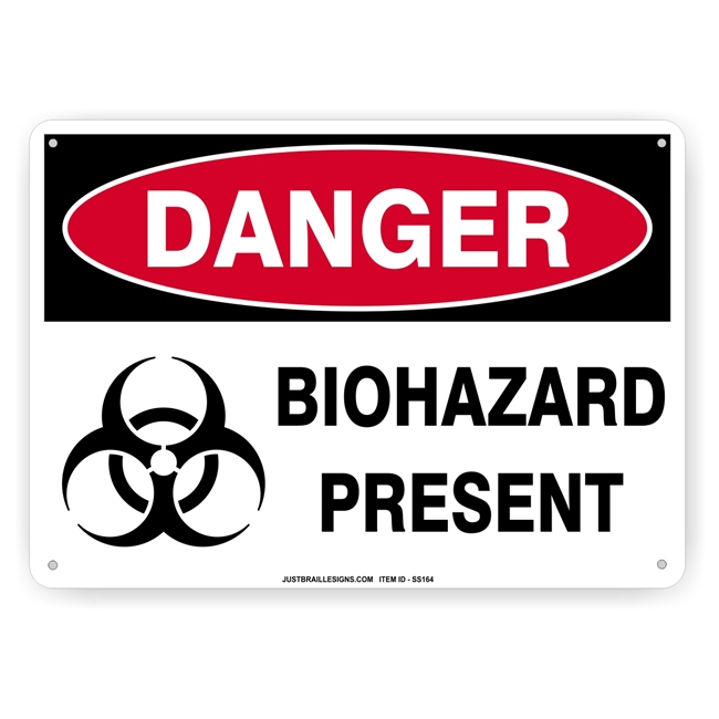 Biohazard Safety Sign