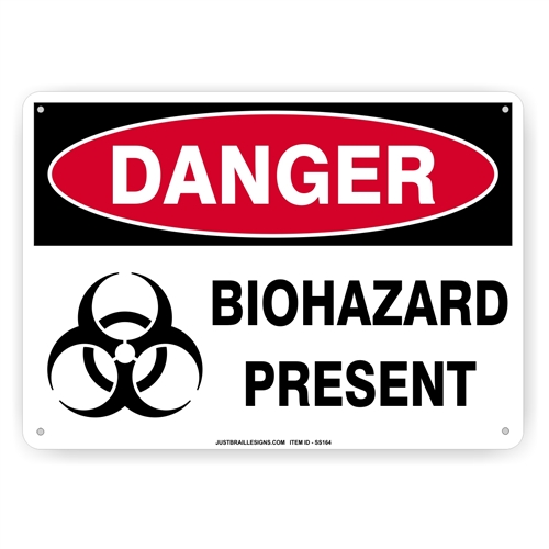 Biohazard Safety Sign