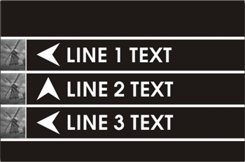 Directional Sign