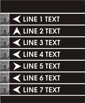 Directional Sign