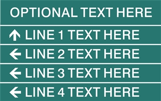 Directional Sign