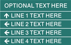 Directional Sign