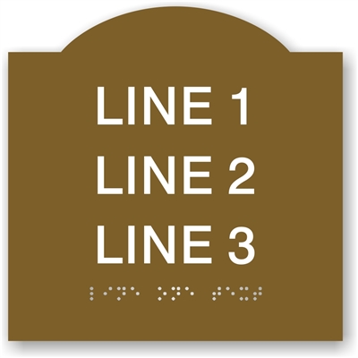 Room ID Braille Sign