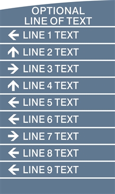 Directional Sign