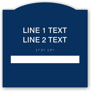 Window Braille Sign