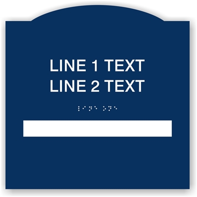 Window Braille Sign