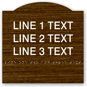 Room ID Braille Sign