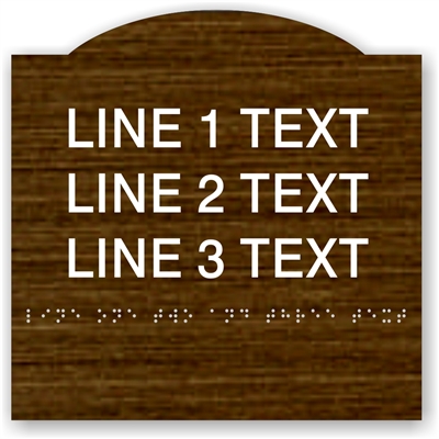 Room ID Braille Sign