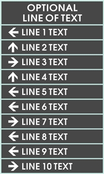 Directional Sign