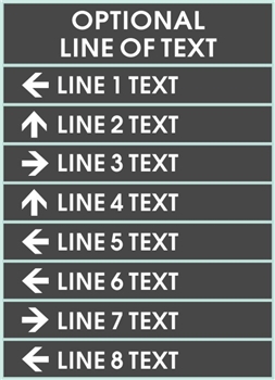 Directional Sign
