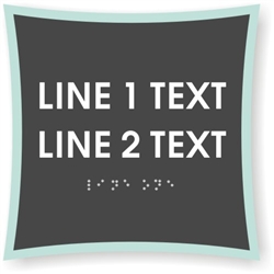 Informational Braille Sign