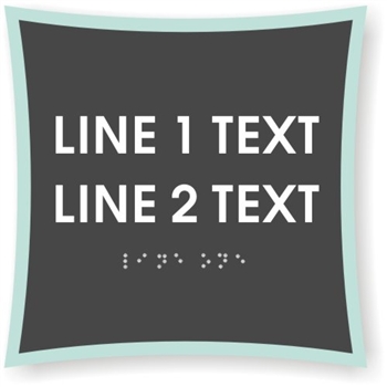 Informational Braille Sign