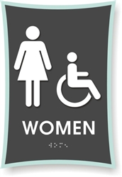 Women's Braille Sign