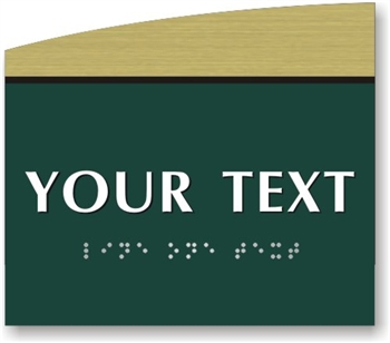 Informational Braille Sign