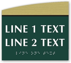 Informational Braille Sign