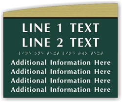 Room ID Braille Sign