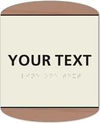Informational Braille Sign