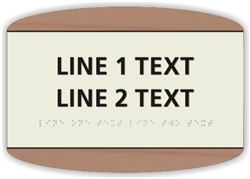 Room ID Braille Sign