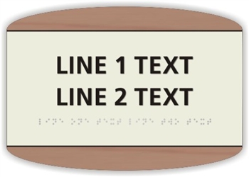Room ID Braille Sign