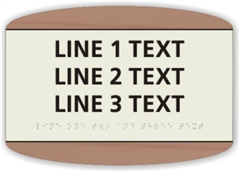 Room ID Braille Sign