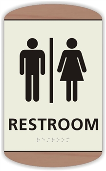 Restroom Braille Sign